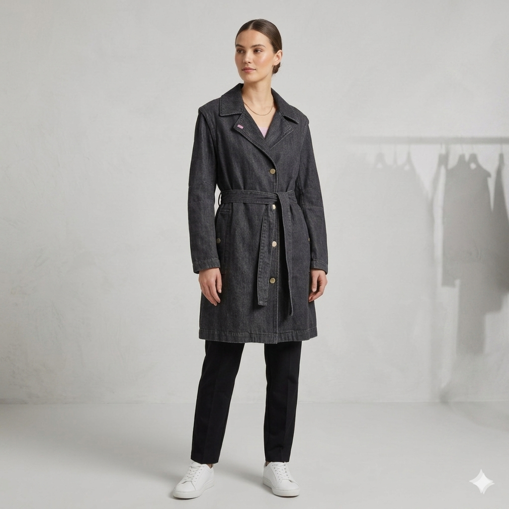 TRENCH COAT JEANS ANIMALE JEANS
