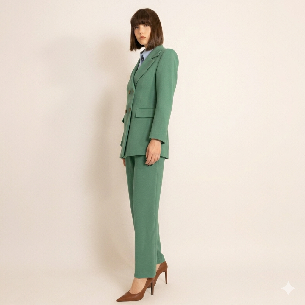 CALÇA RETA EXECUTIVE BORDA BARROCA