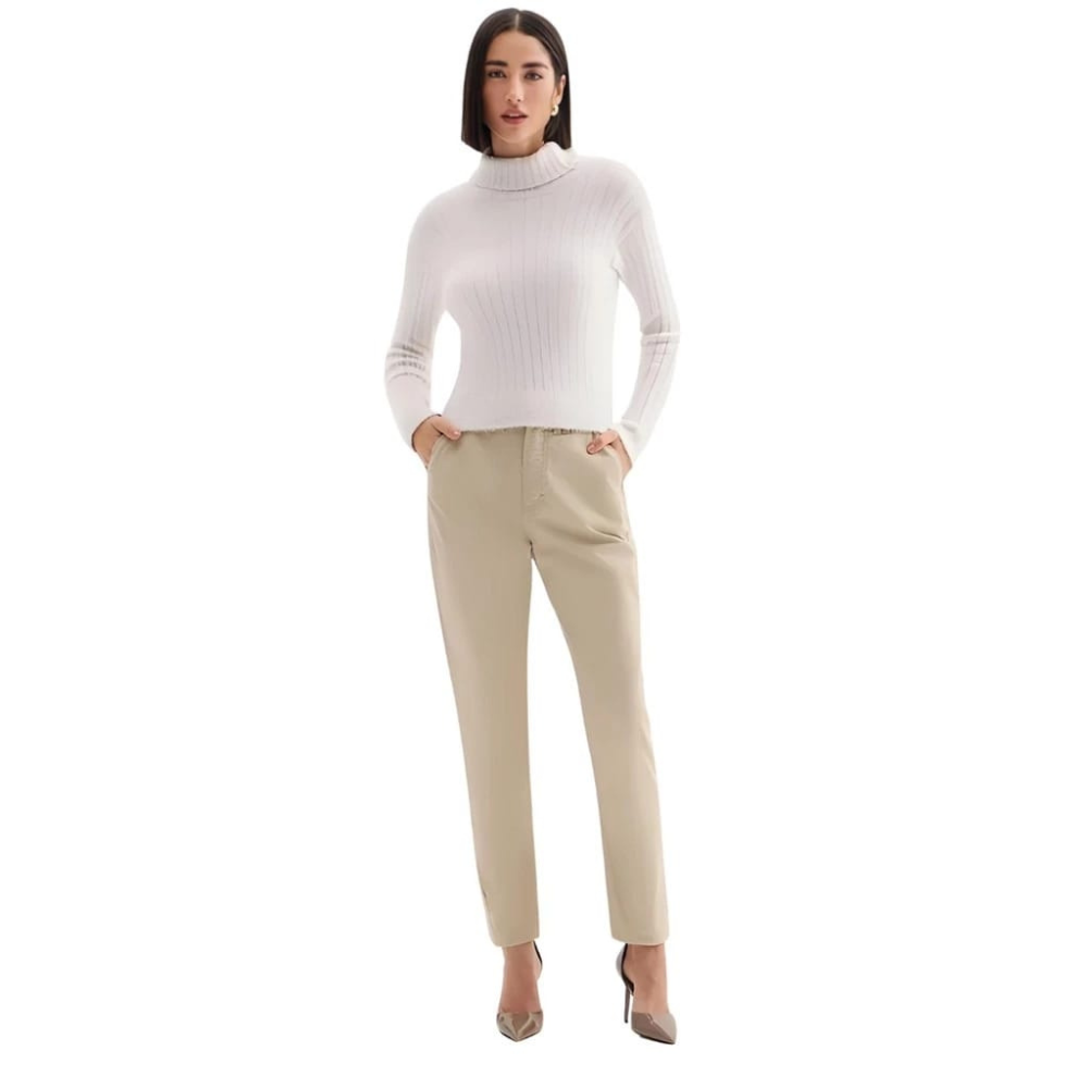 Blusa Manga Longa De Tricot Nuvem Flor De Lis