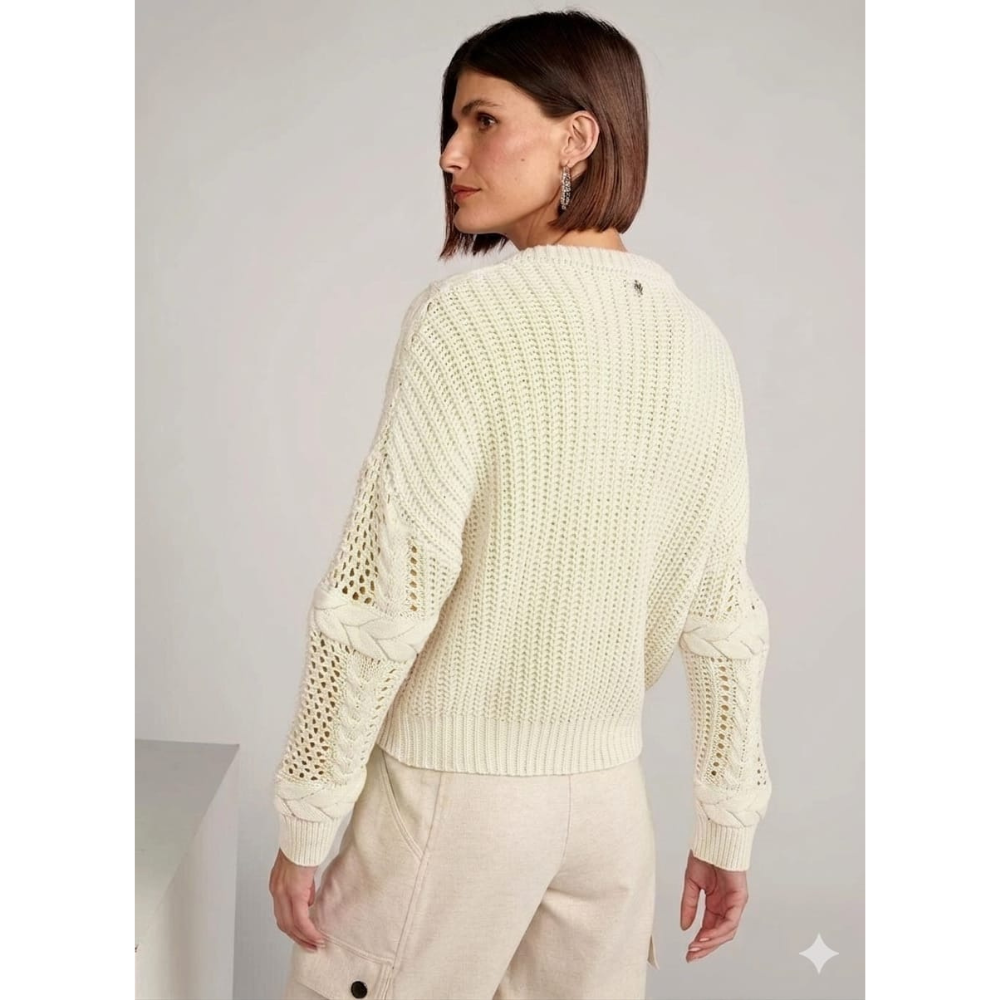 Blusa Tricot Salomé I Off White Le Lis Blanc - Imagem 3
